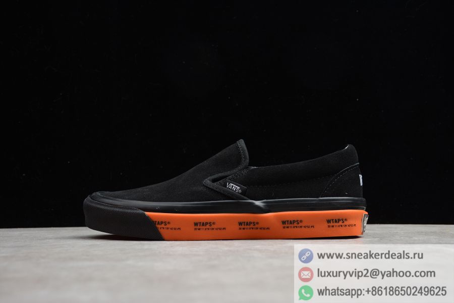 WTAPS x Vans OG Classic Slip-On Black VN0A45JK20E Unisex Skate Shoes